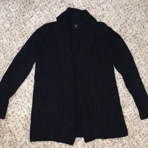 Black sweater cardigan